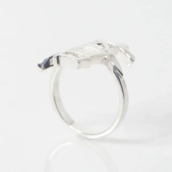 UZUOU Silver925 Japanese Kanji Ring 蒼‾Sou‾"" K-166146_009