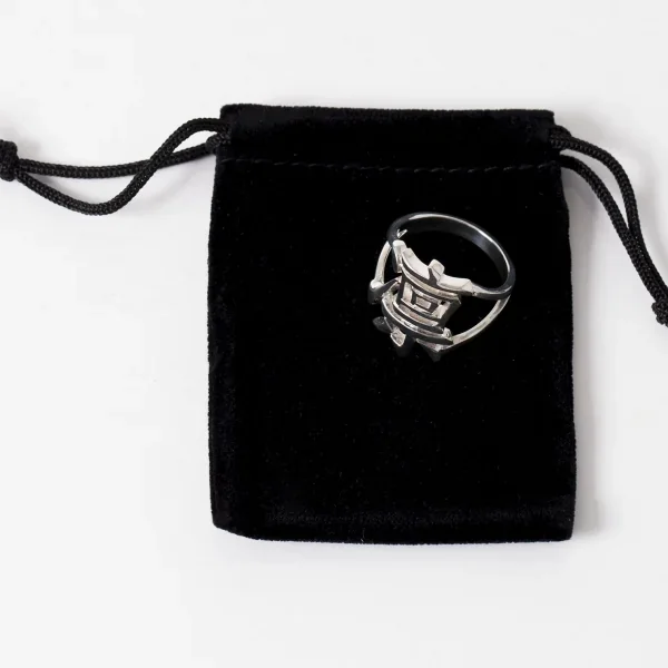 UZUOU Silver925 Japanese Kanji Ring 凛‾Rin‾"" K-166148_010