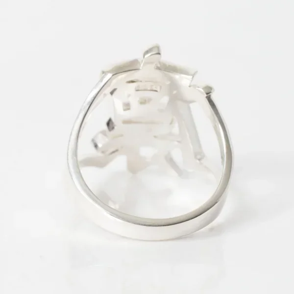 UZUOU Silver925 Japanese Kanji Ring 凛‾Rin‾"" K-166149_006