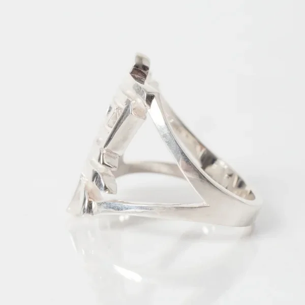 UZUOU Silver925 Japanese Kanji Ring 凛‾Rin‾"" K-166150_005