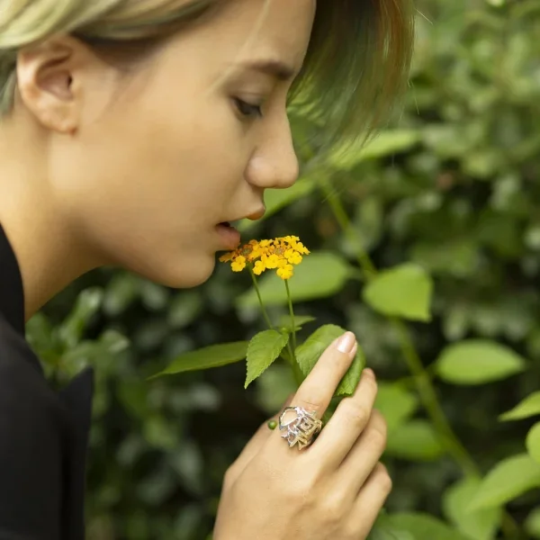 UZUOU Silver925 Japanese Kanji Ring 凛‾Rin‾"" K-166150_012