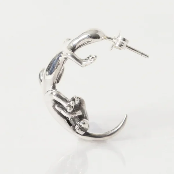 UZUOU Silver925 Lizard & Frog Design One ear Earrings K-166153_003