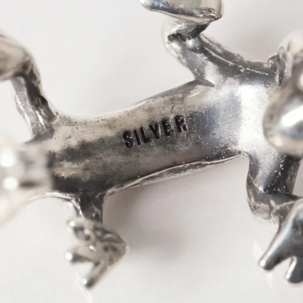 UZUOU Silver925 Lizard & Frog Design One ear Earrings K-166153_007