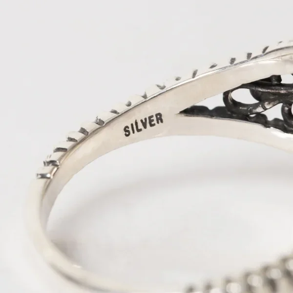 UZUOU Silver925 Smokey Quartz & Classical Design Ring K-166154_007