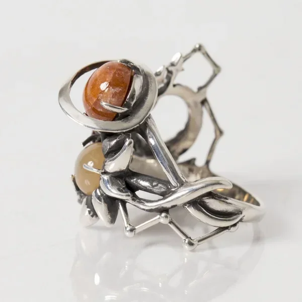 UZUOU Silver925 7stones meaning the Universe Ring K-166161_004