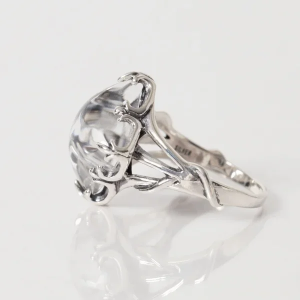 UZUOU Silver925 Diamond in Crystal Design Ring K-166163_004