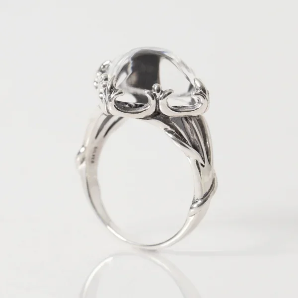 UZUOU Silver925 Diamond in Crystal Design Ring K-166163_007