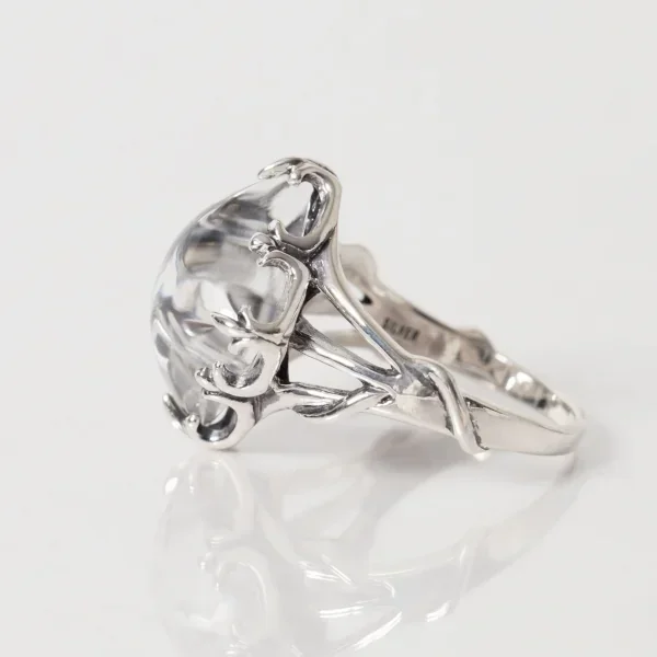 UZUOU Silver925 Diamond in Crystal Design Ring K-166164_004