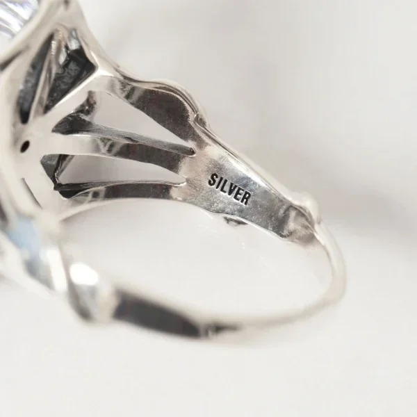 UZUOU Silver925 Diamond in Crystal Design Ring K-166164_006