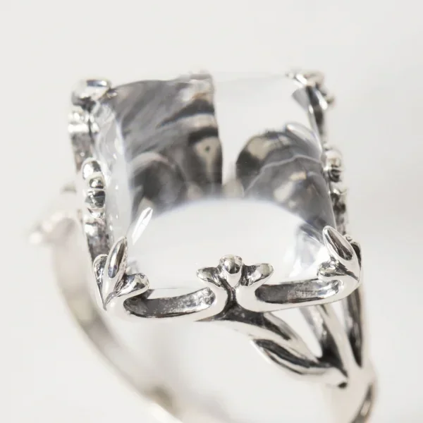 UZUOU Silver925 Diamond in Crystal Design Ring K-166164_009