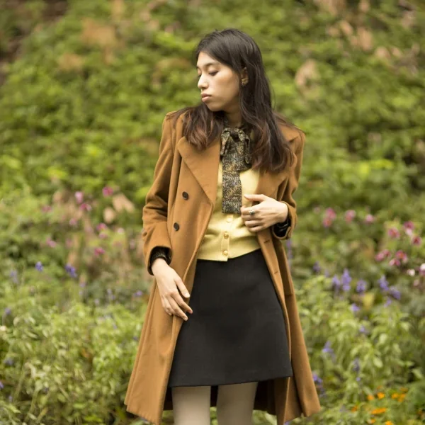 UZUOU Silver925 Roadlight garnet and Rose motif Earrings K-166168_008