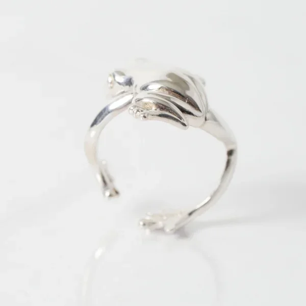 UZUOU Silver925 Frog Design Free Size Ring K-166172_005