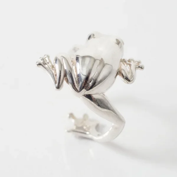 UZUOU Silver925 Frog Design Free Size Ring K-166172_007