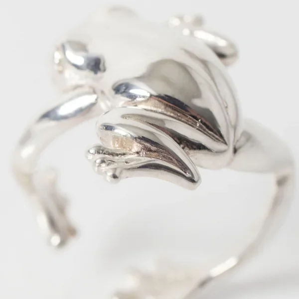 UZUOU Silver925 Frog Design Free Size Ring K-166172_009