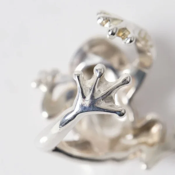 UZUOU Silver925 Frog Design Free Size Ring K-166172_010