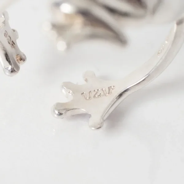 UZUOU Silver925 Frog Design Free Size Ring K-166172_012