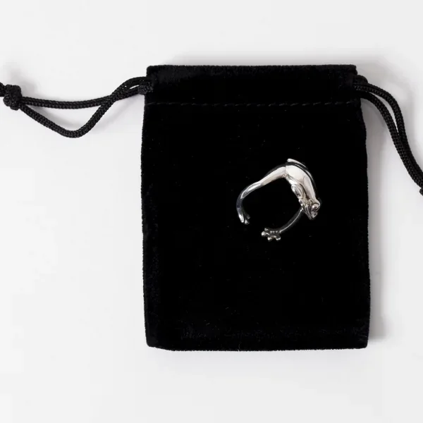 UZUOU Silver925 Frog Design Free Size Ring K-166172_015
