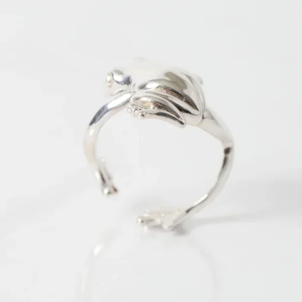 UZUOU Silver925 Frog Design Free Size Ring K-166173_005