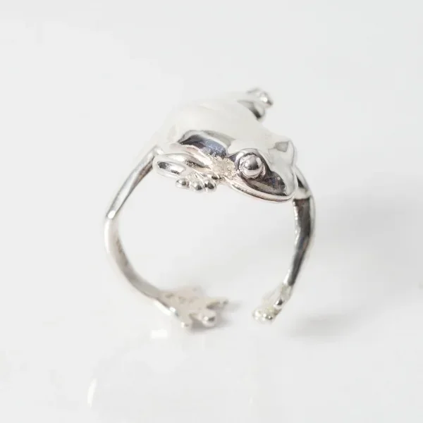 UZUOU Silver925 Frog Design Free Size Ring K-166173_006