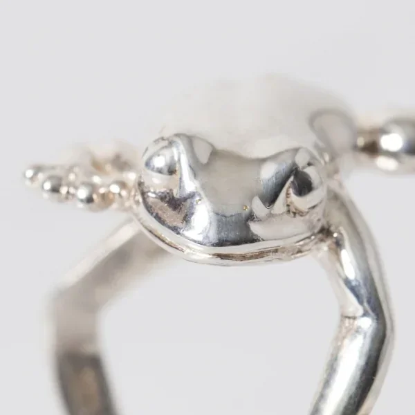 UZUOU Silver925 Frog Design Free Size Ring K-166173_011