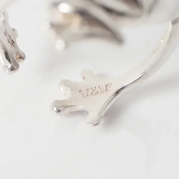 UZUOU Silver925 Frog Design Free Size Ring K-166173_012