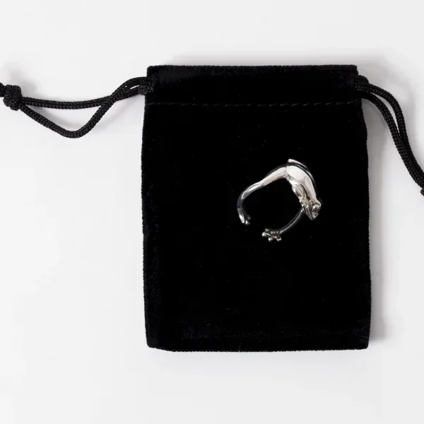 UZUOU Silver925 Frog Design Free Size Ring K-166173_015