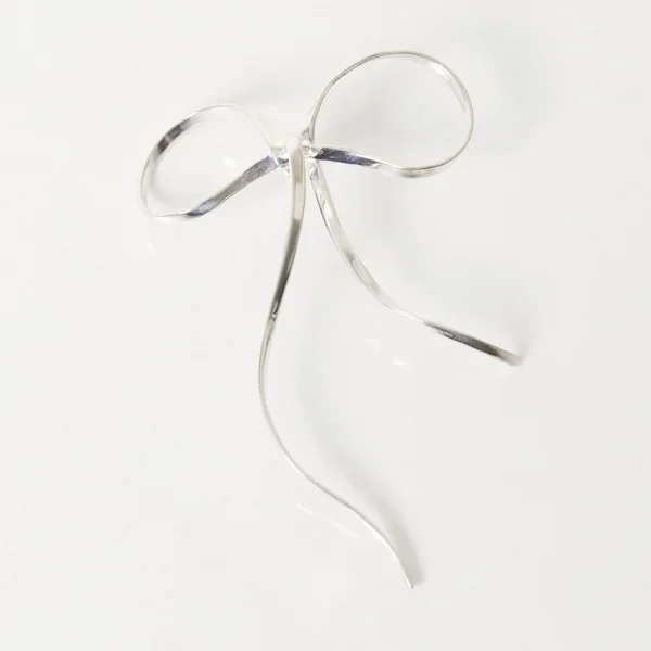 UZUOU Silver925 Ribbon design One ear Earring K-166174_002
