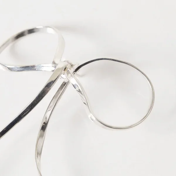 UZUOU Silver925 Ribbon design One ear Earring K-166174_003