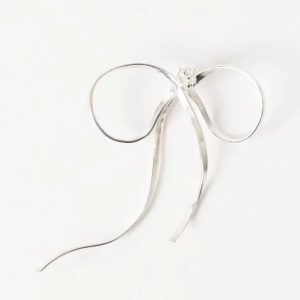 UZUOU Silver925 Ribbon design One ear Earring K-166174_005