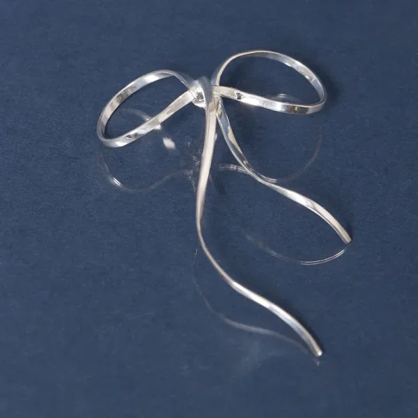 UZUOU Silver925 Ribbon design One ear Earring K-166174_009