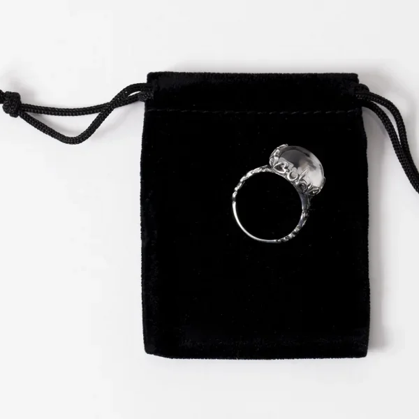 UZUOU Silver925 Back-engraved crystal Design Ring K-166175_011