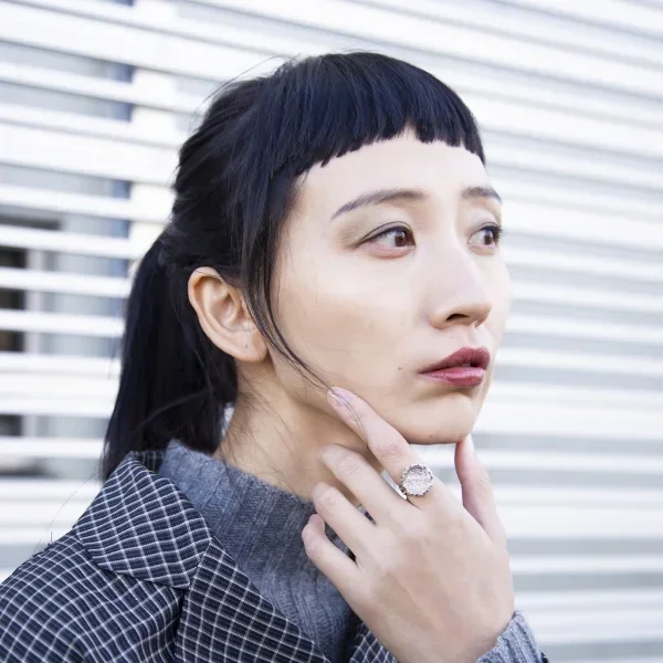 UZUOU Silver925 Back-engraved crystal Design Ring K-166176_002