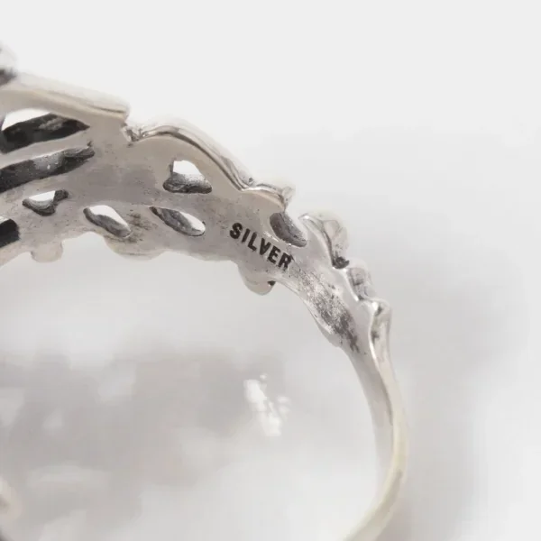 UZUOU Silver925 Back-engraved crystal Design Ring K-166177_008