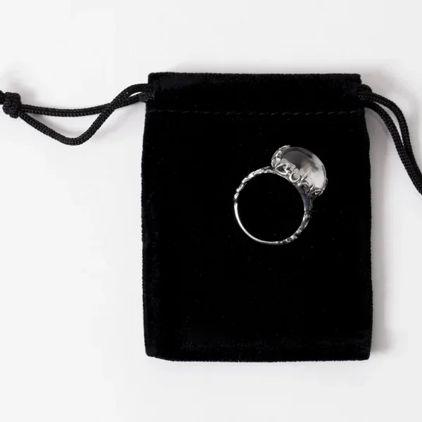 UZUOU Silver925 Back-engraved crystal Design Ring K-166177_011