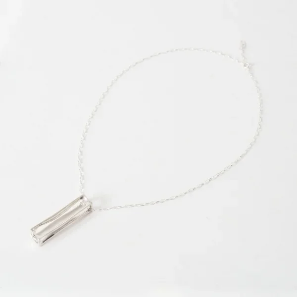 UZUOU Silver925 Rectangle motif Metal Necklace K-166178_003