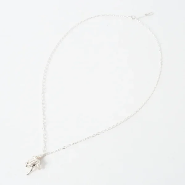 UZUOU Silver925 Diamond's eyes frog Motif Necklace K-166179_003