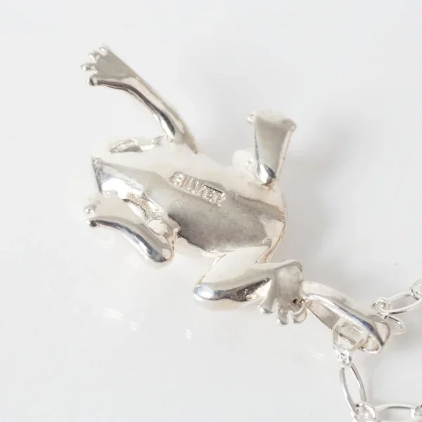 UZUOU Silver925 Diamond's eyes frog Motif Necklace K-166179_006