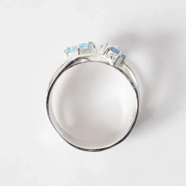 UZUOU Silver925 Flowstone design Ring K-166180_006