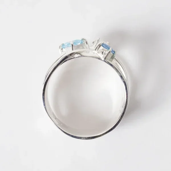 UZUOU Silver925 Flowstone design Ring K-166181_006