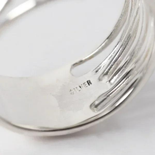 UZUOU Silver925 Flowstone design Ring K-166182_009