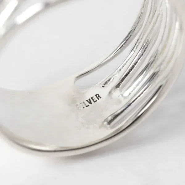 UZUOU Silver925 Flowstone design Ring K-166184_010