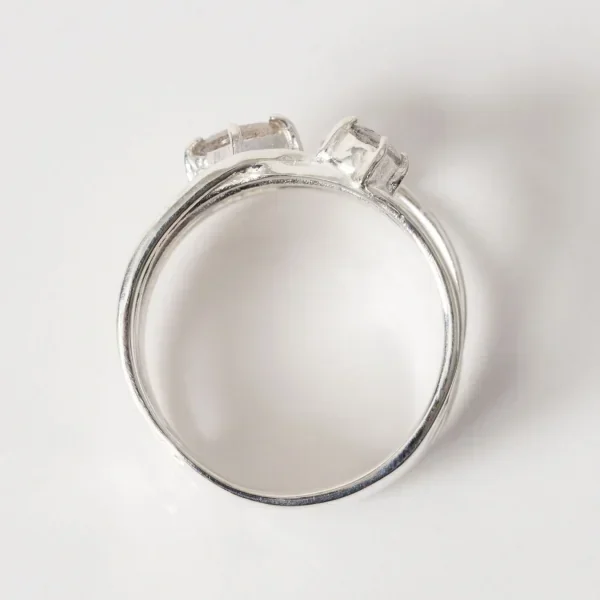 UZUOU Silver925 Flowstone design Ring K-166185_006