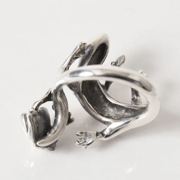 UZUOU Silver925 Diamond Lizard & frog Ring K-166186_005