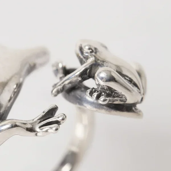 UZUOU Silver925 Diamond Lizard & frog Ring K-166187_007