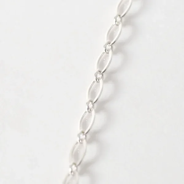 UZUOU Silver925 Three Stone Openwork Design Necklace K-166191_006