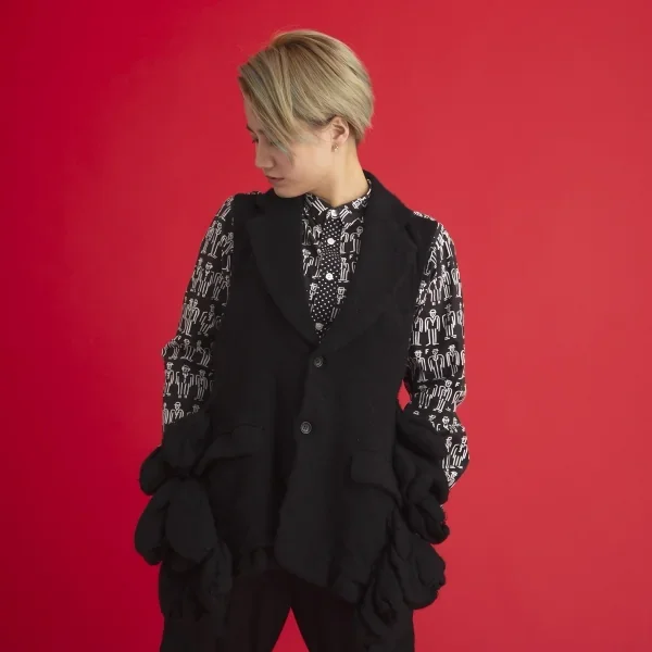 UZUOU Silver 925 Asymmetric Aquamarine Stone Earrings K-166195_010