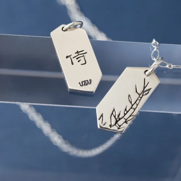 UZUOU Silver925 Japanese taste Necklace [侍samurai"]" Silver 20inch K-166197_001