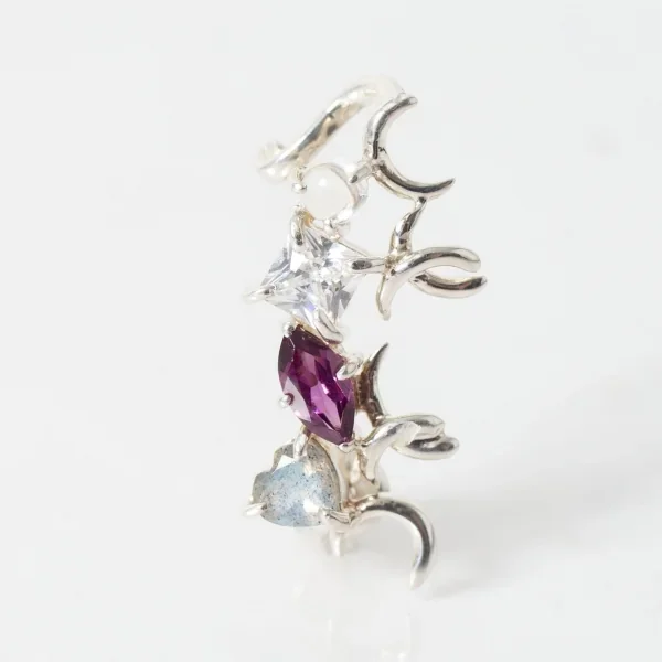 UZUOU Silver925 Ivy design Bijou One ear Earring K-166199_002