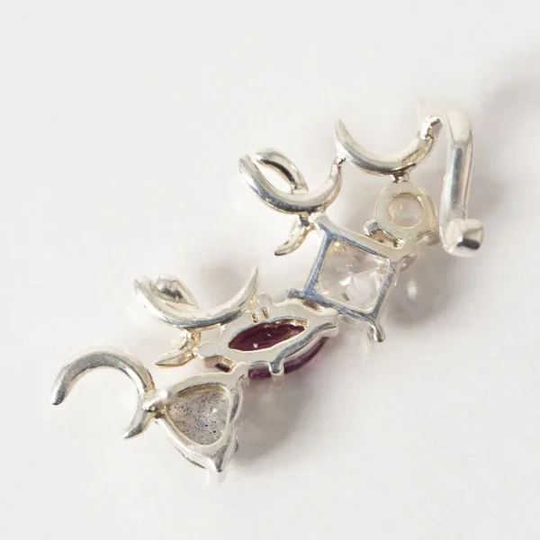 UZUOU Silver925 Ivy design Bijou One ear Earring K-166199_004