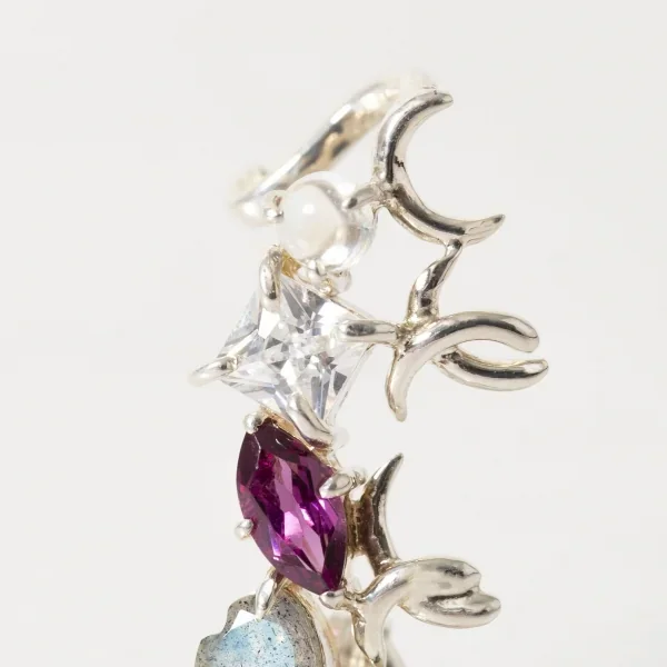 UZUOU Silver925 Ivy design Bijou One ear Earring K-166199_006